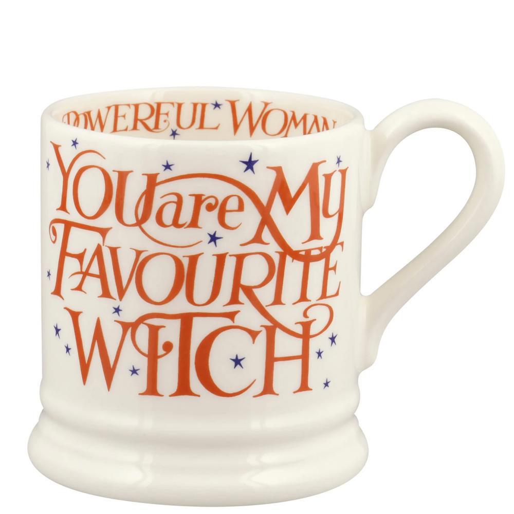 Emma Bridgewater Halloween Toast Favourite Witch Half Pint Mug
